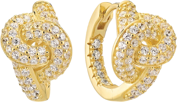 Örhänge Imperia Creolo, från Sif Jakobs Jewellery, i färgen gold.