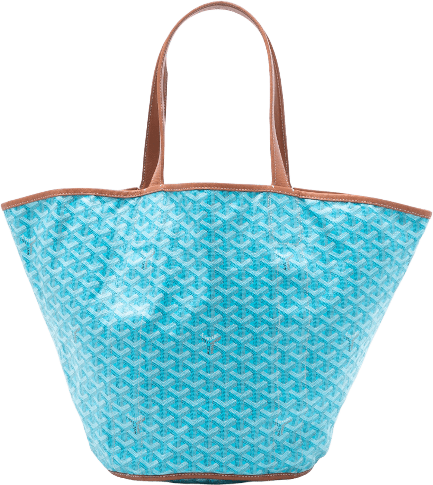 Goyard Goyardine Reversible Belharra Tote, från Luxclusif, i färgen light blue.