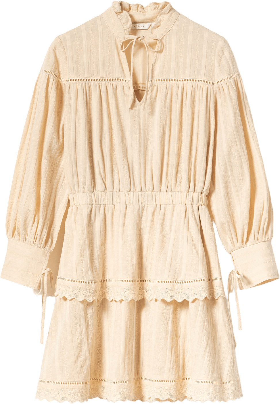 N-meredith Dress - Ivory, från Noella, i färgen ivory.