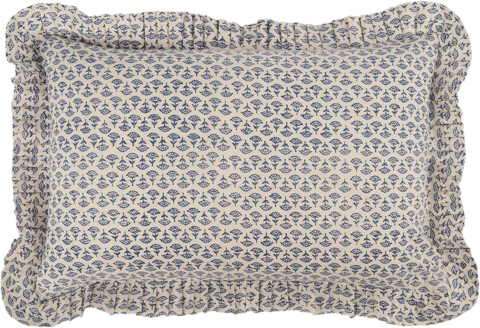 Petal Kuddfodral - 40x60 Cm, från Pick A Poppy, i färgen blue.