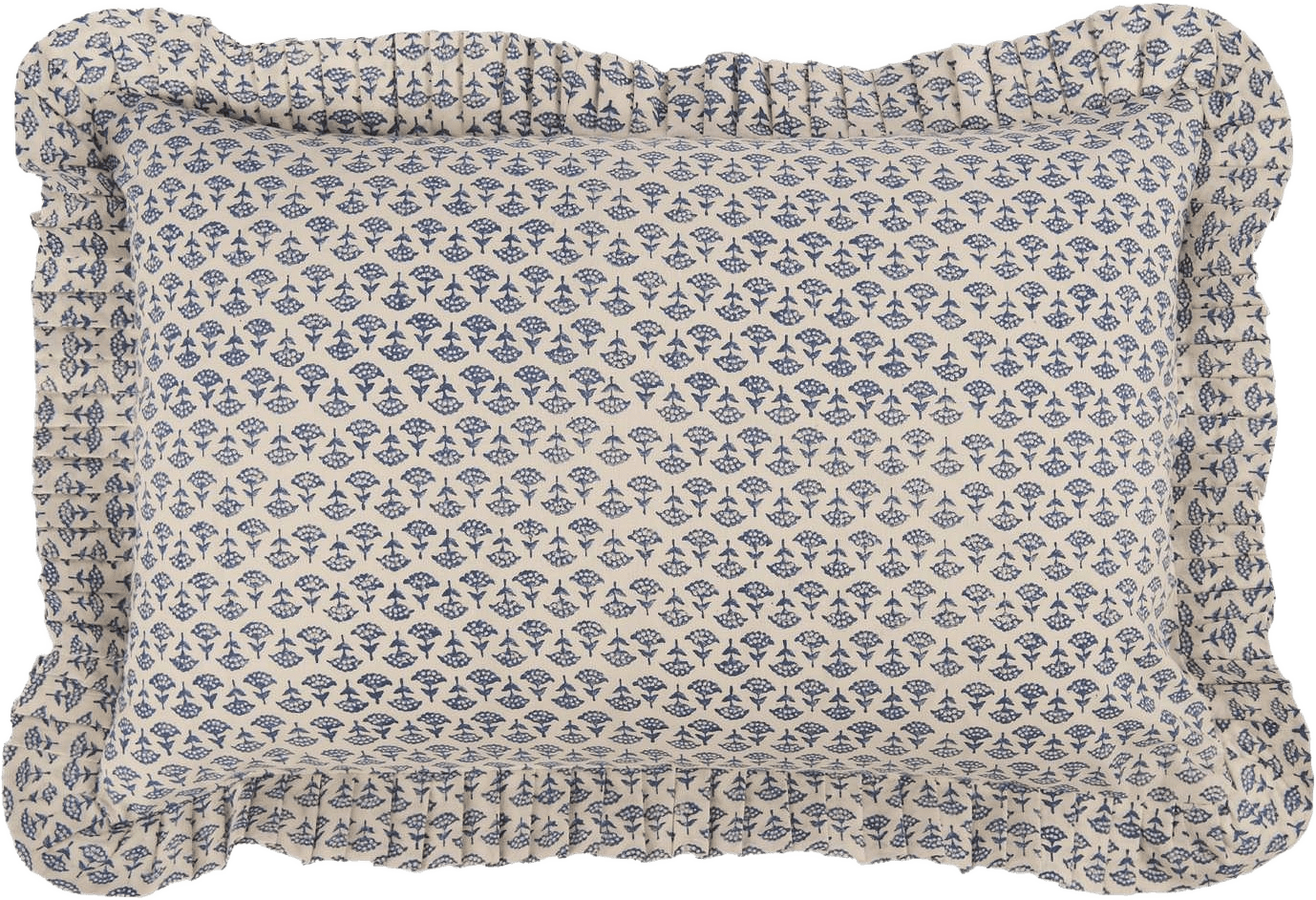 Petal Kuddfodral - 40x60 Cm, från Pick A Poppy, i färgen blue.