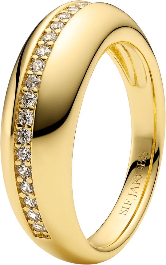 Ring Palermo, från Sif Jakobs Jewellery, i färgen gold.