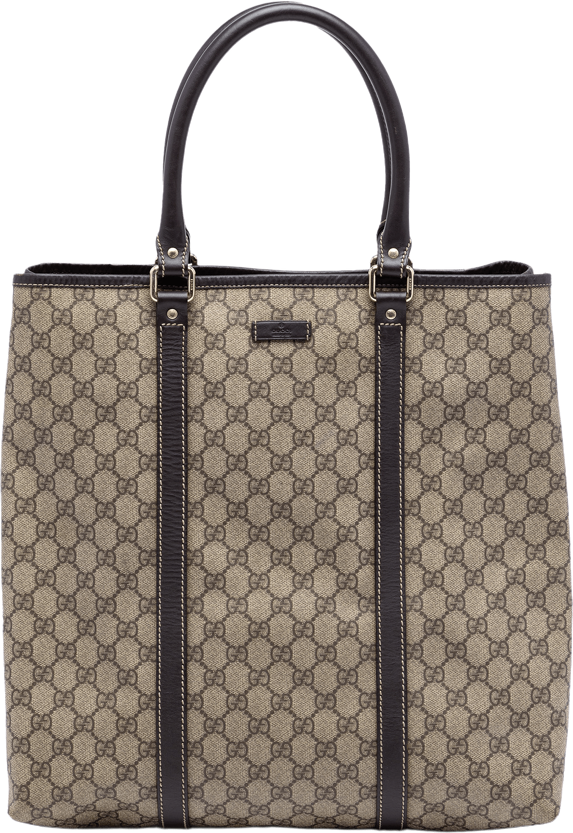 Gucci Gg Supreme Joy Vertical Tote, från Luxclusif, i färgen beige.