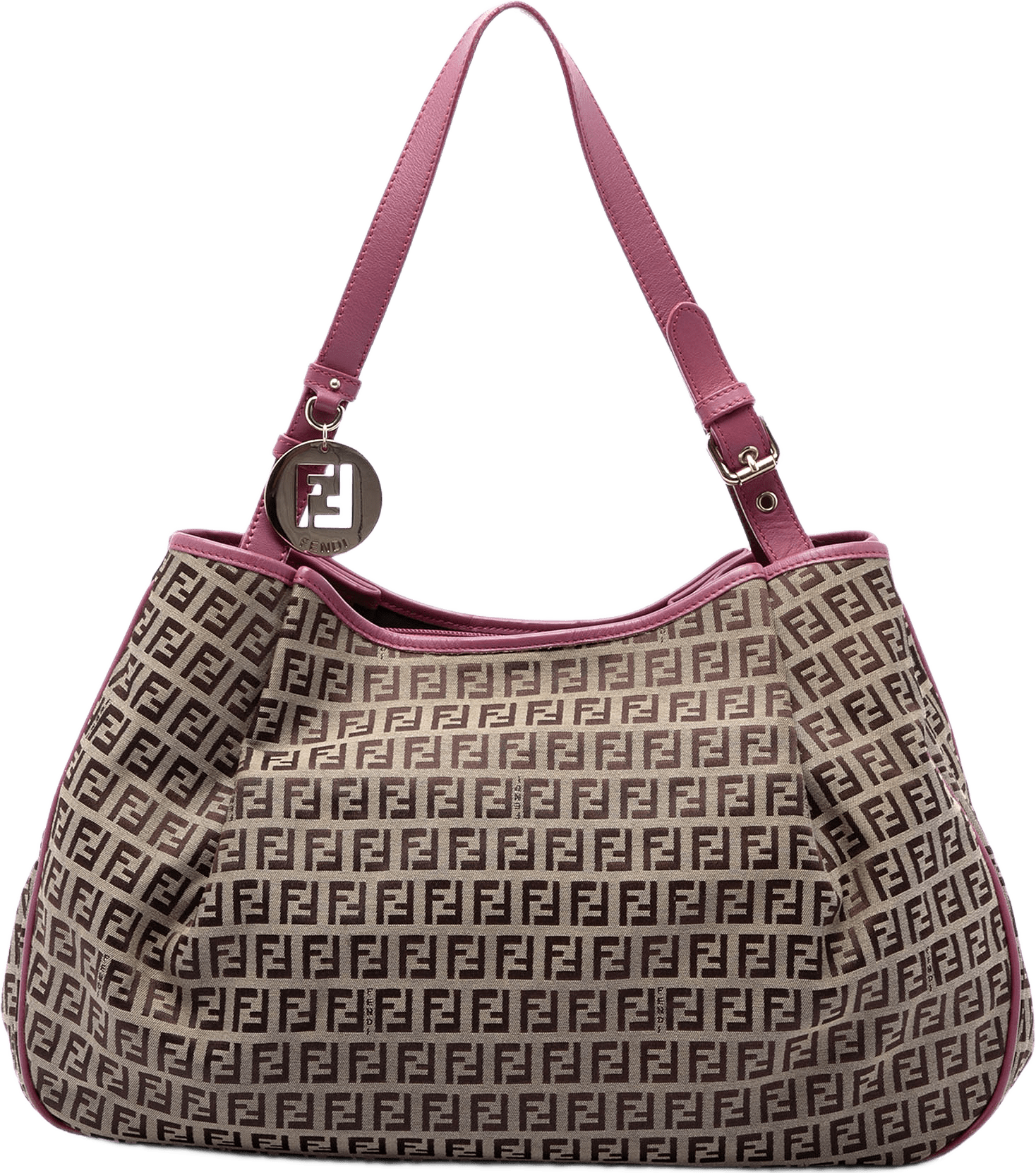 Fendi Zucchino Canvas Tote, från Luxclusif, i färgen beige.