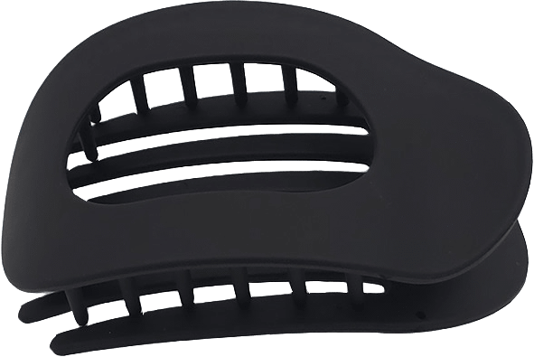 Oval Hårklämma Matt Beige 9,5cm, från Complement, i färgen Matt svart.