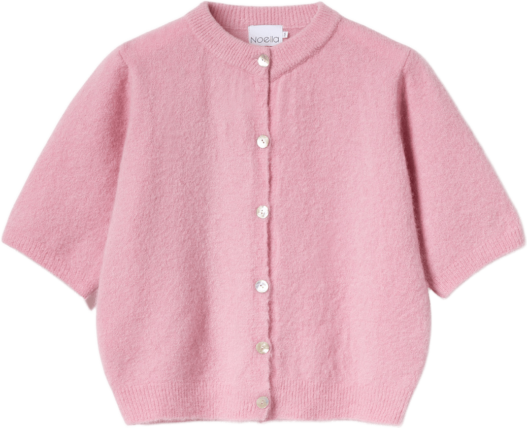 Kae Ss Knit Cardigan - Blush