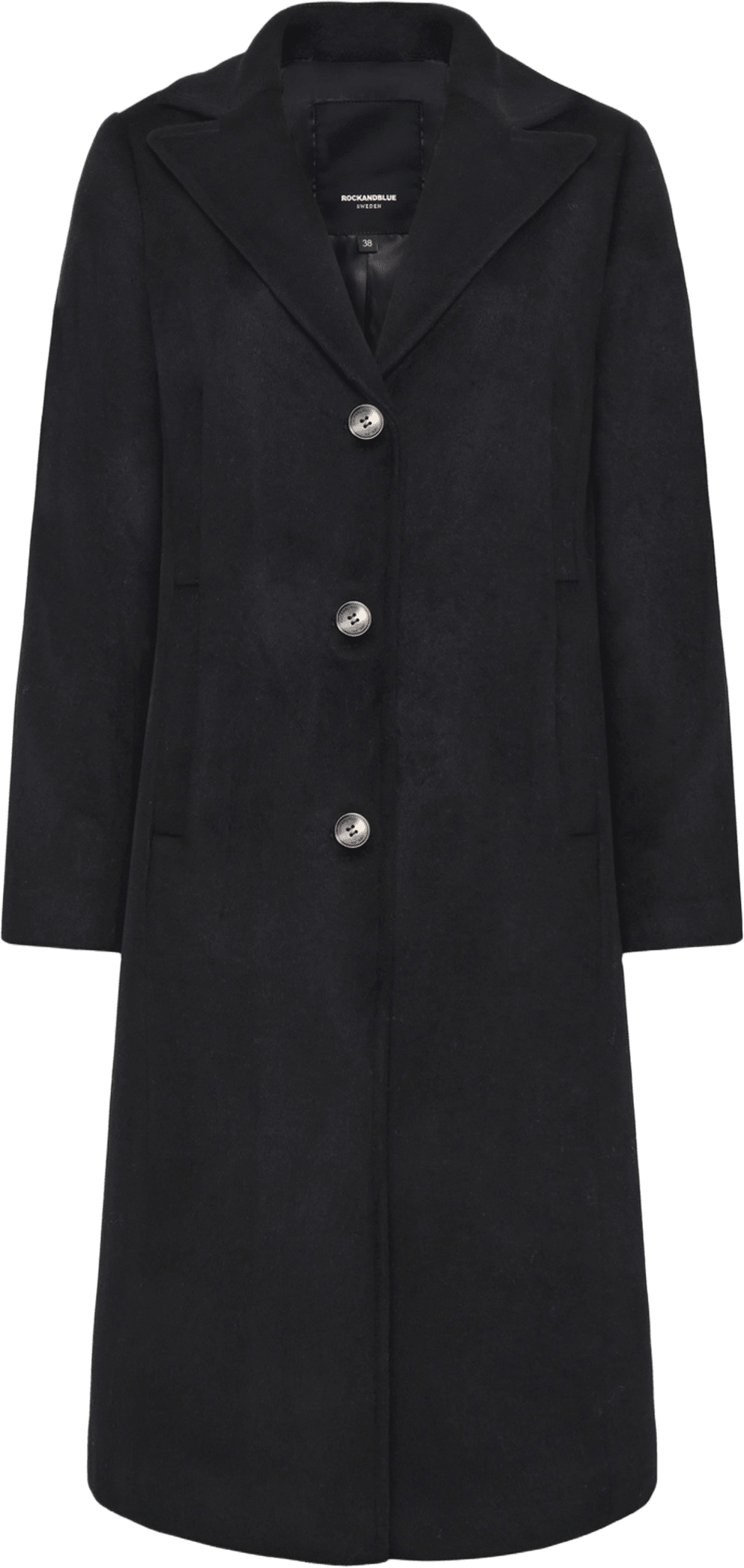 Delta Coat, från ROCKANDBLUE, i färgen black.