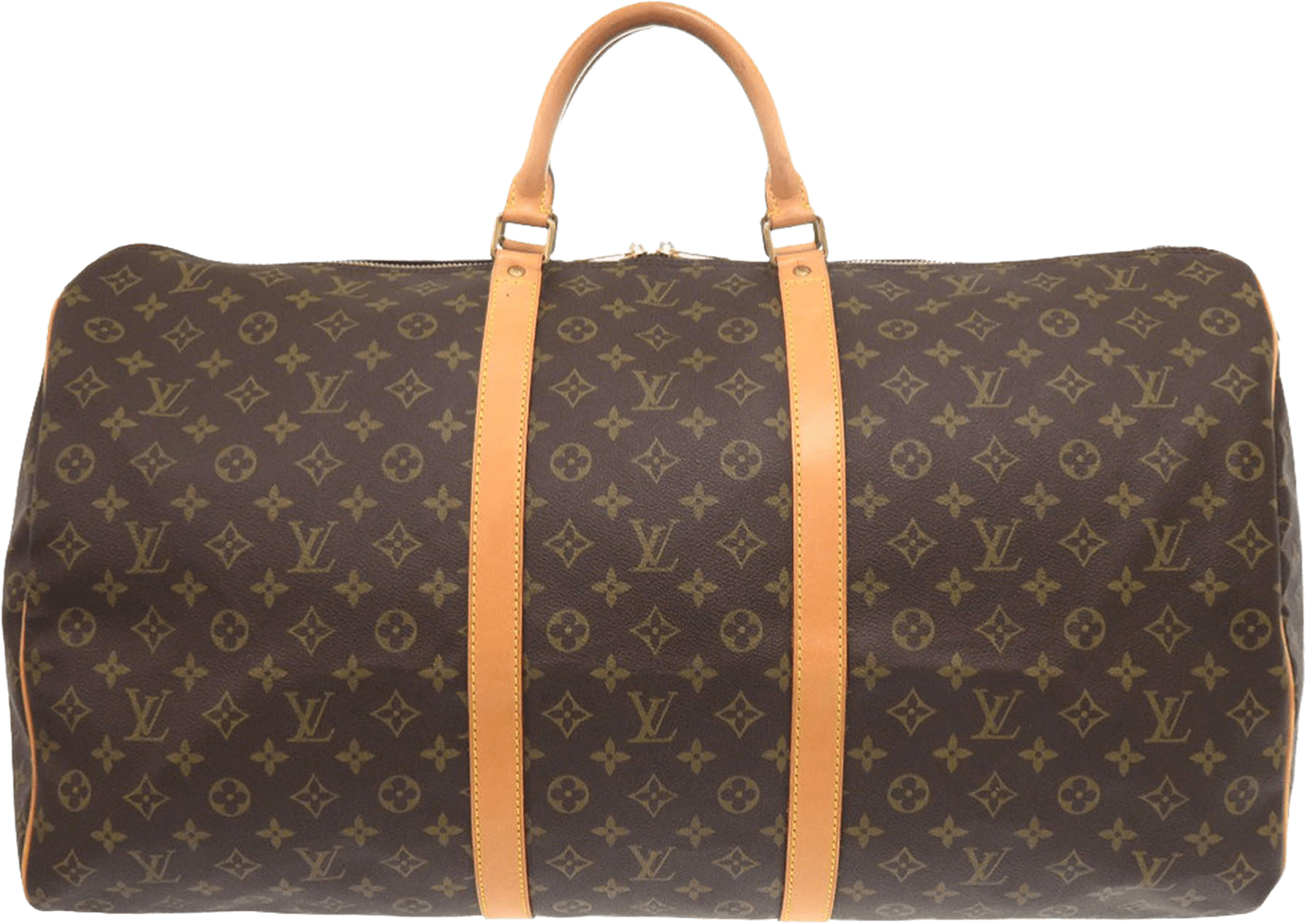 Louis Vuitton Monogram Keepall 60, från Luxclusif, i färgen brown.