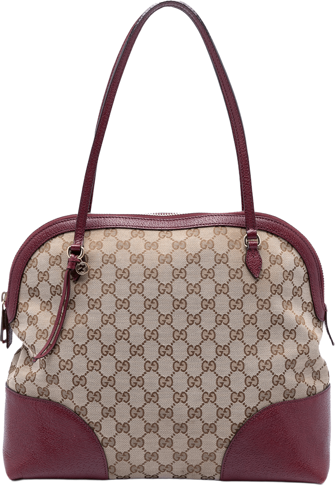 Gucci Medium Gg Canvas Bree Dome Tote, från Luxclusif, i färgen beige.