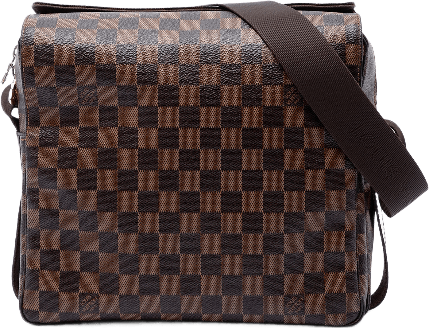 Louis Vuitton Damier Ebene Naviglio, från Luxclusif, i färgen brun.