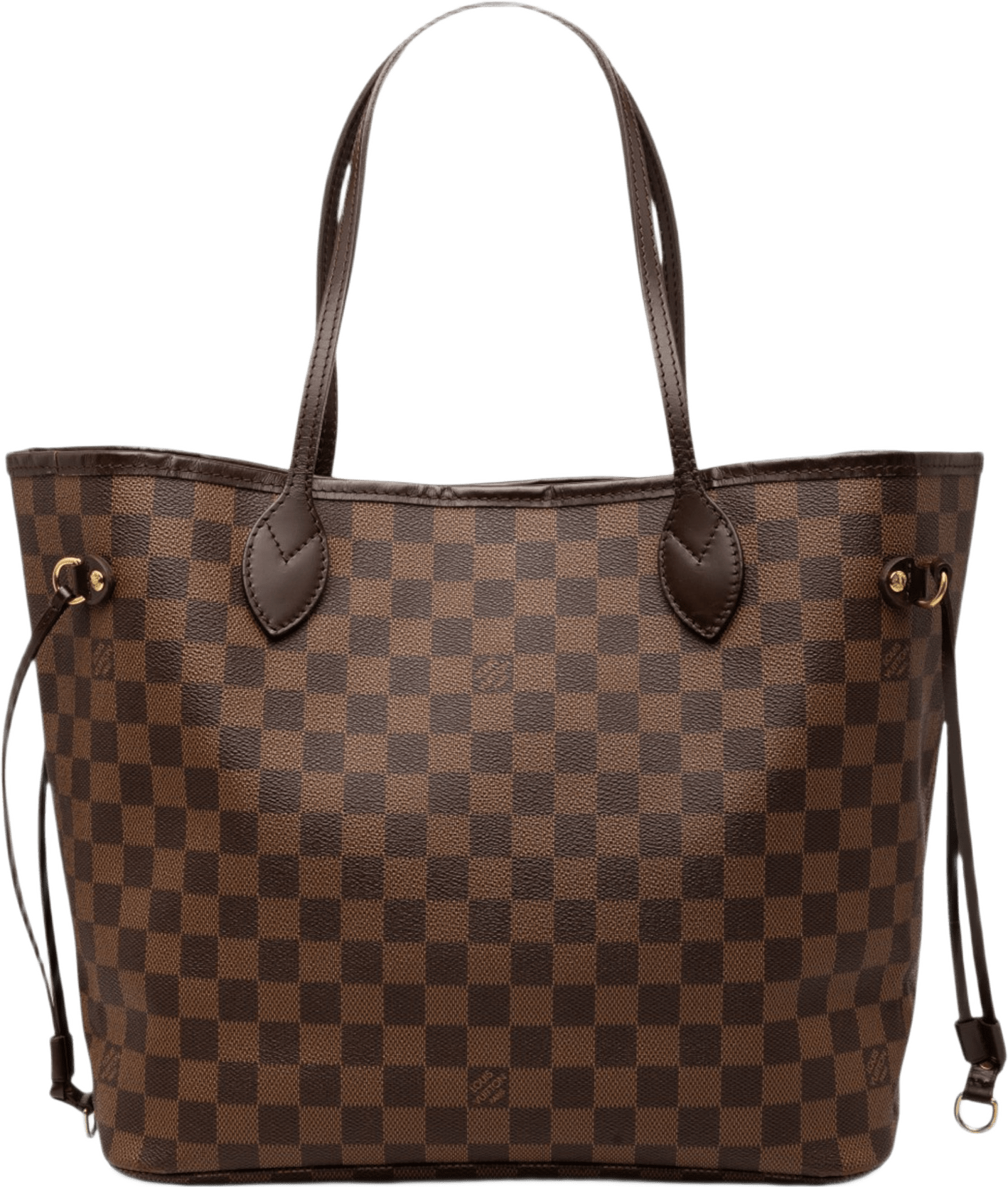 Louis Vuitton Damier Ebene Neverfull Mm, från Luxclusif, i färgen brown.