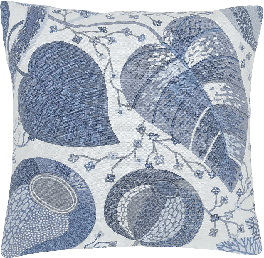 Adam & Eva Kuddfodral, från Svanefors, i färgen denim.