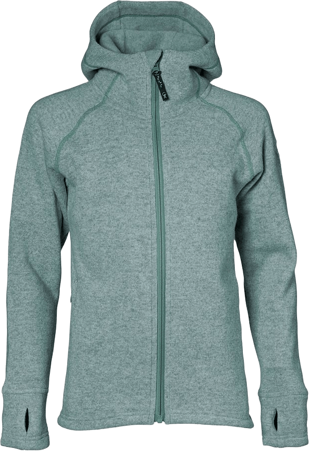 Shaun Hoodie Teens, från ISBJÖRN of Sweden, i färgen pinesilver.