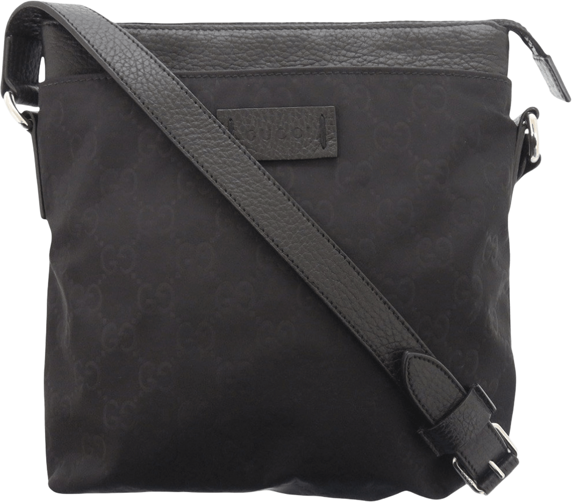 Gucci Gg Nylon Crossbody, från Luxclusif, i färgen black.