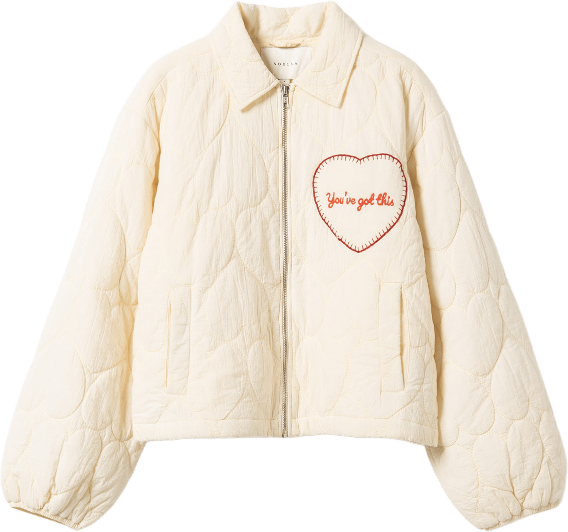 N-mariam Jacket - Alabaster, från Noella, i färgen alabaster.