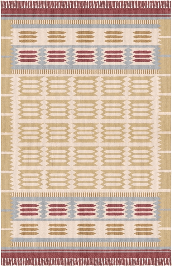 Röllakan Ullmatta 250x350 cm, från Layered, i färgen gulröd.