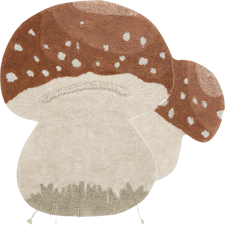 Tvättbar Bomullsmatta Boletus, från LORENA CANALS.