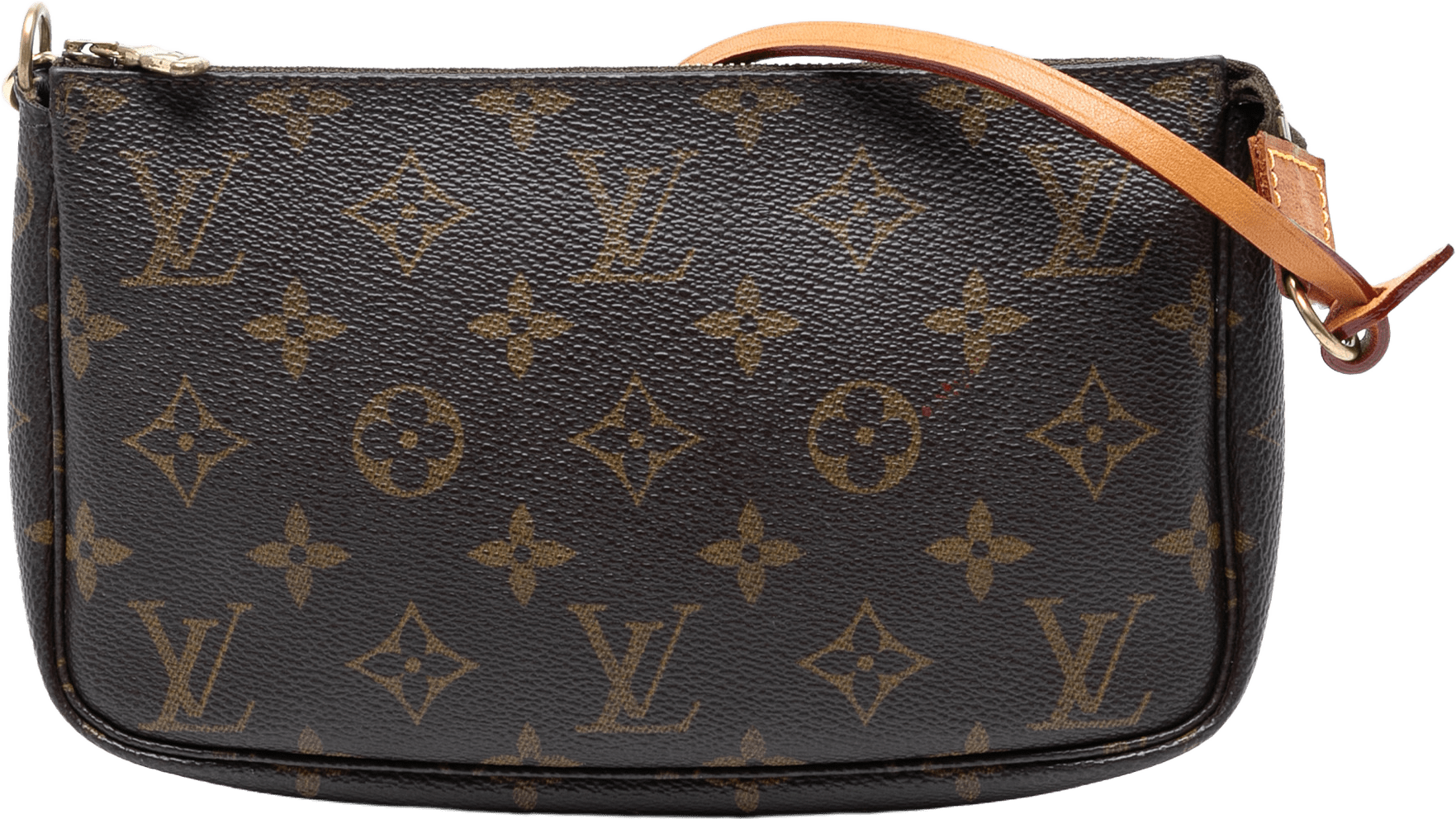 Louis Vuitton Monogram Pochette Accessoires, från Luxclusif, i färgen brown.