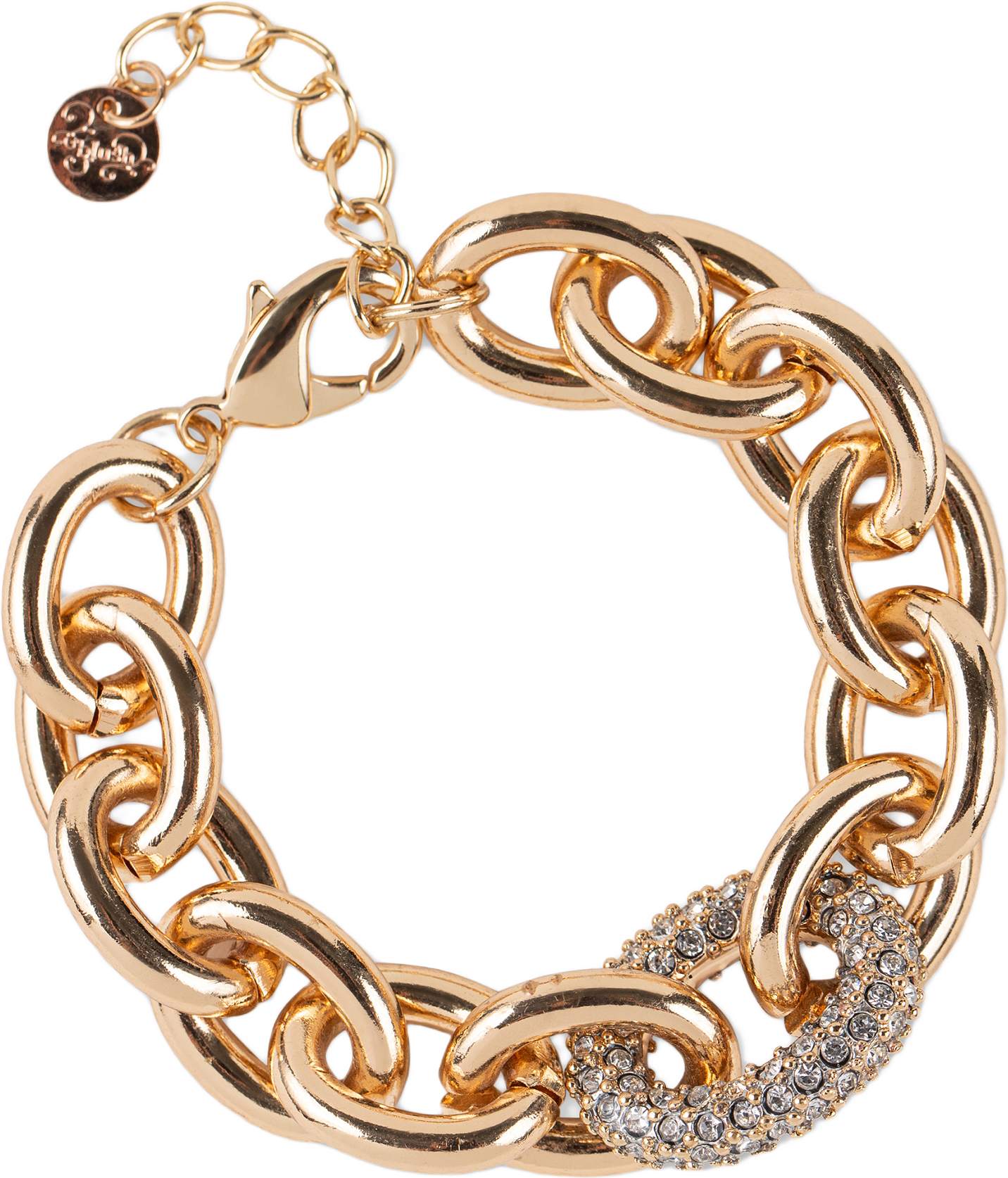 St Tropez Armband, från pfgSTOCKHOLM, i färgen gold/clear.