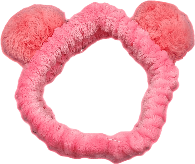 Hårband / Makeup Band Med Bollar, från Complement Kids, i färgen fuchsia.