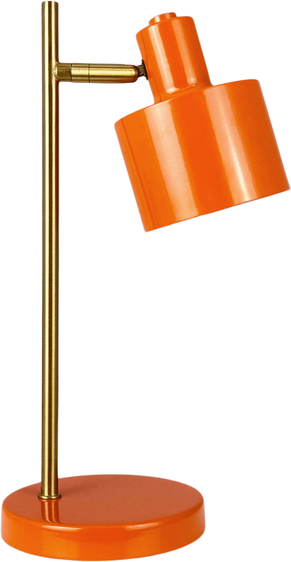 Ocean Led Mini Table Lamp, från Dyberg Larsen, i färgen orange/ brass.