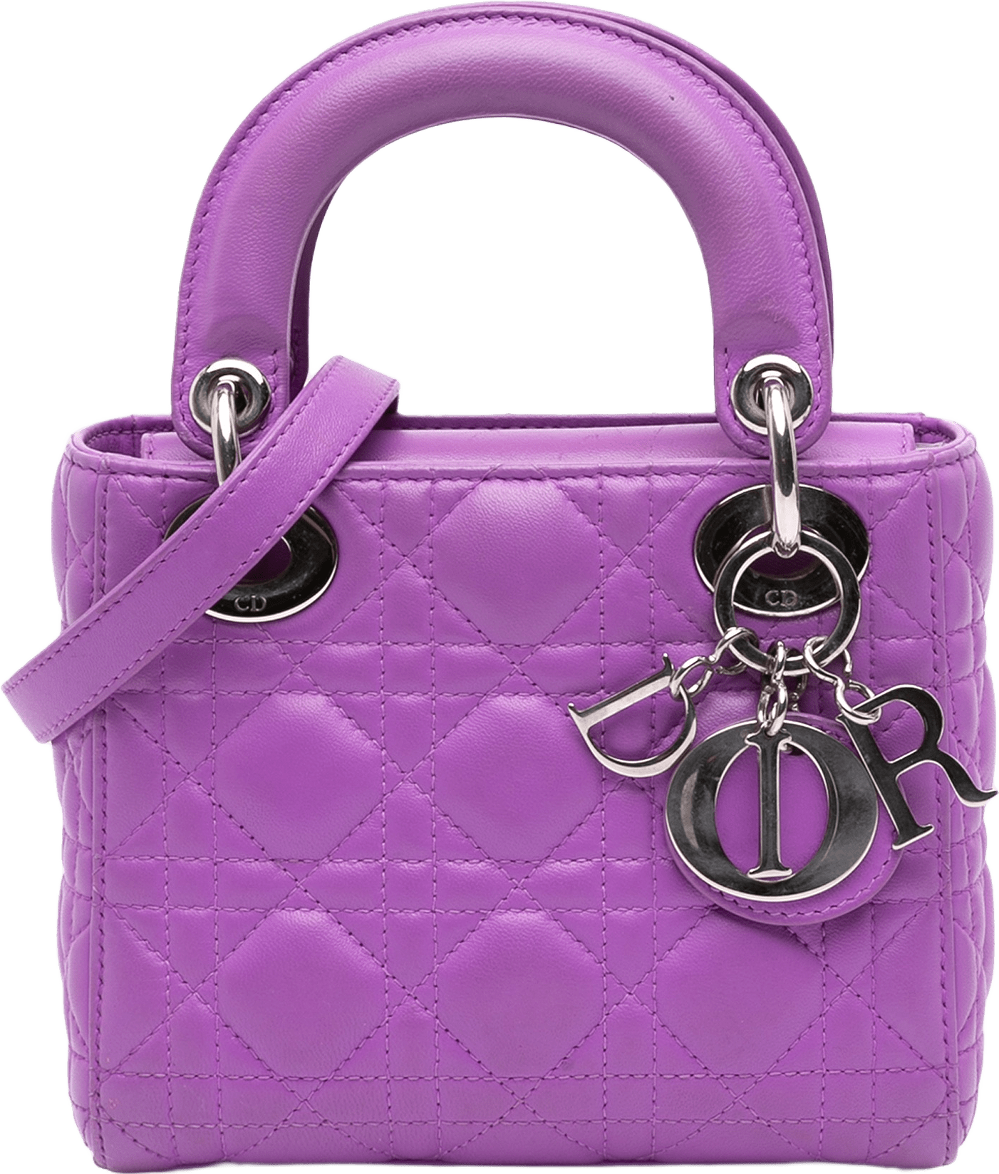 Dior Mini Lambskin Cannage Lady Dior