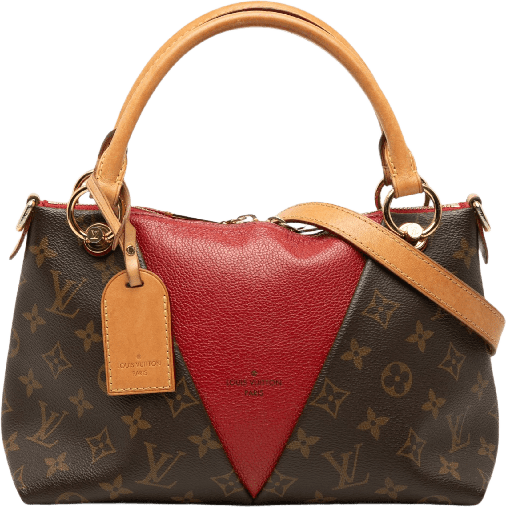 Louis Vuitton Monogram V Tote Bb, från Luxclusif, i färgen brun.
