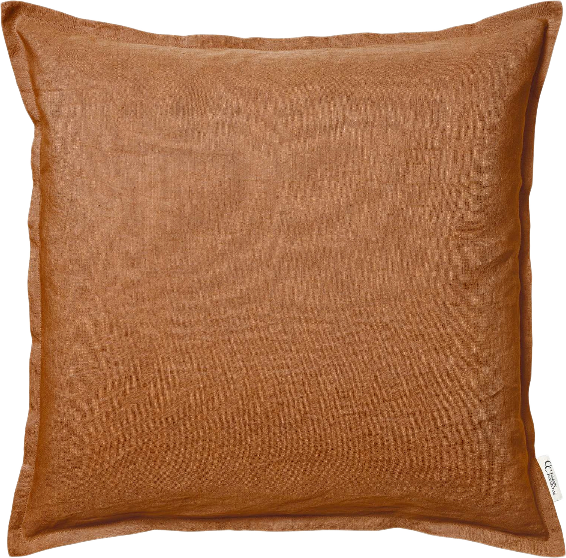 Kuddfodral Classic Linen, från Classic Collection, i färgen terracotta.