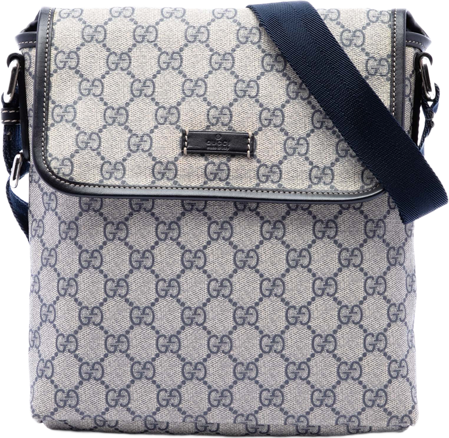 Gucci Gg Supreme Crossbody, från Luxclusif, i färgen beige.