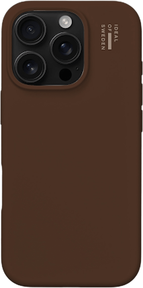 Silicone Case Magsafe Iphone, från Ideal Of Sweden, i färgen brown.