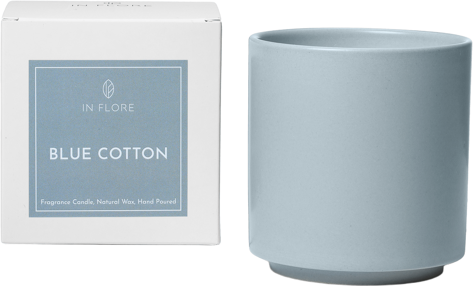 Estrid Doftljus, från In Flore, i färgen Blue, Cotton Flower.