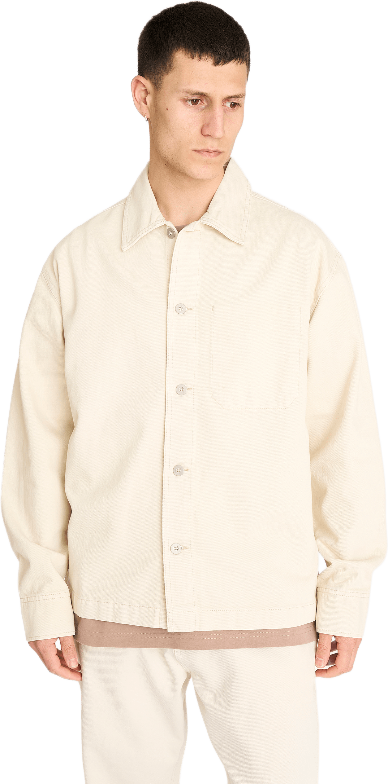 Overshirt Armstrong Bomull, från Resteröds, i färgen white.