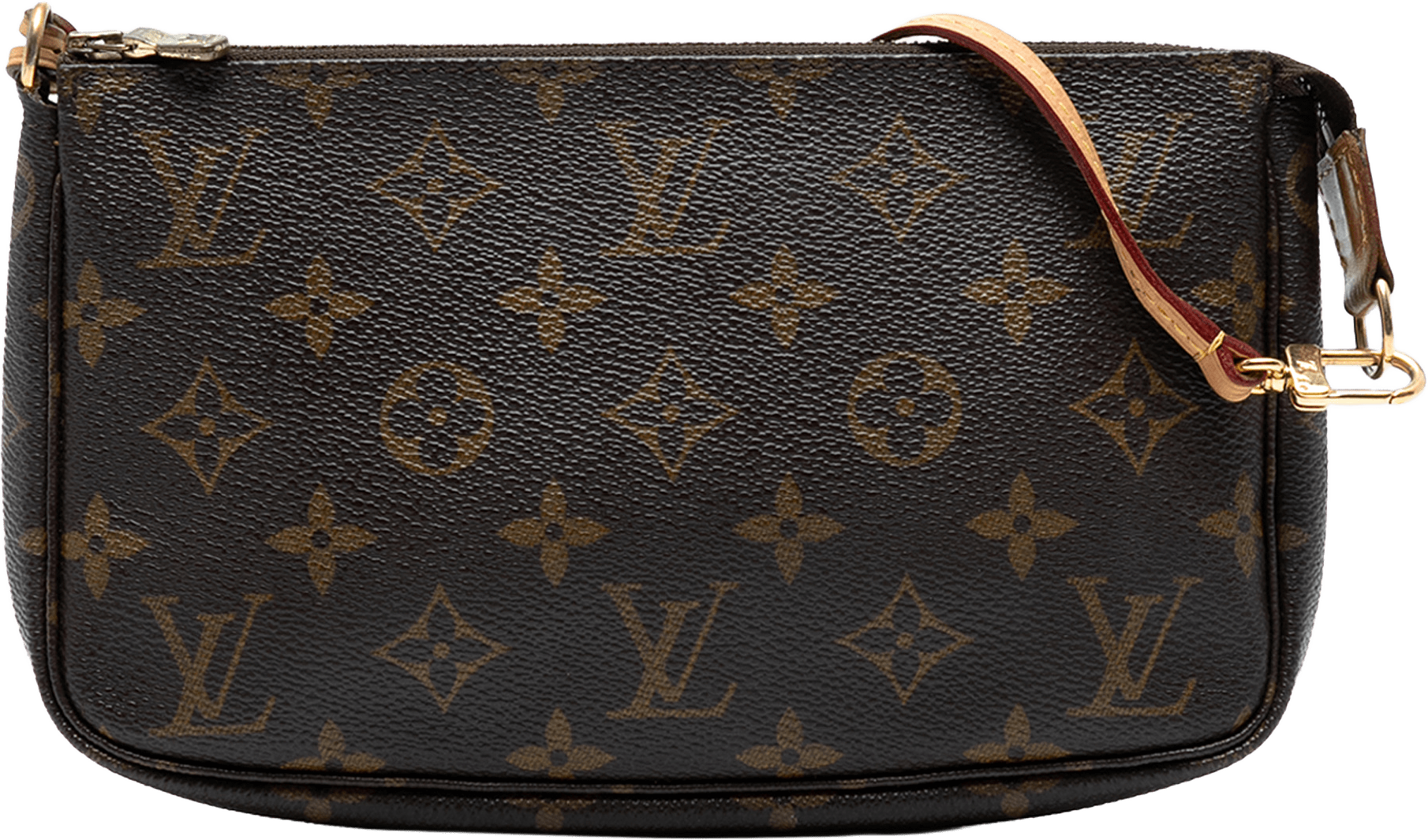 Louis Vuitton Monogram Pochette Accessoires, från Luxclusif, i färgen brown.