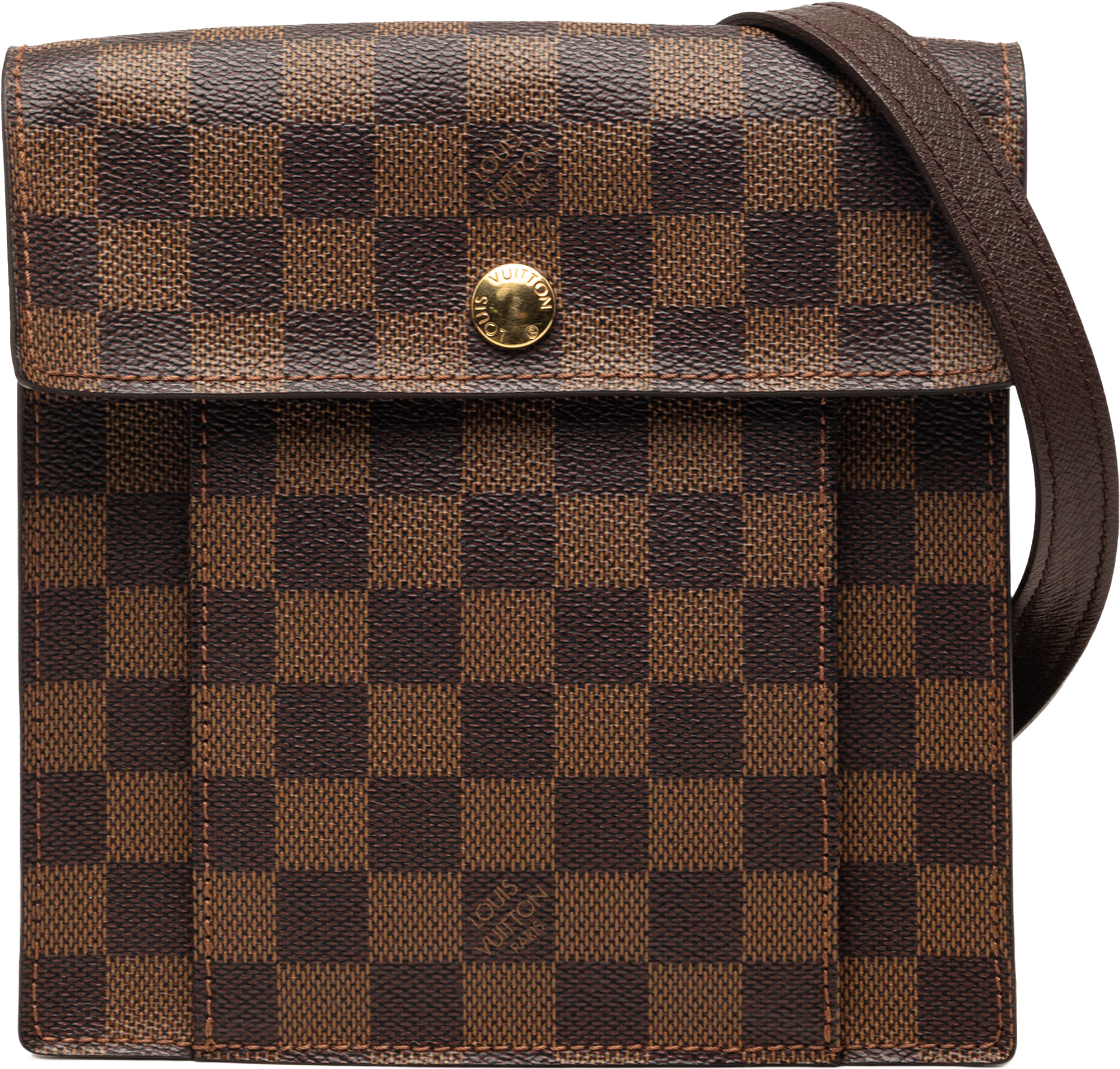 Louis Vuitton Damier Ebene Pimlico, från Luxclusif, i färgen brown.