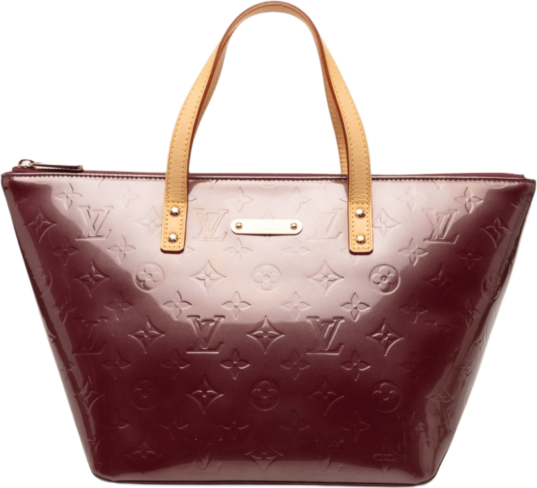 Louis Vuitton Monogram Vernis Bellevue Pm, från Luxclusif, i färgen purpur.
