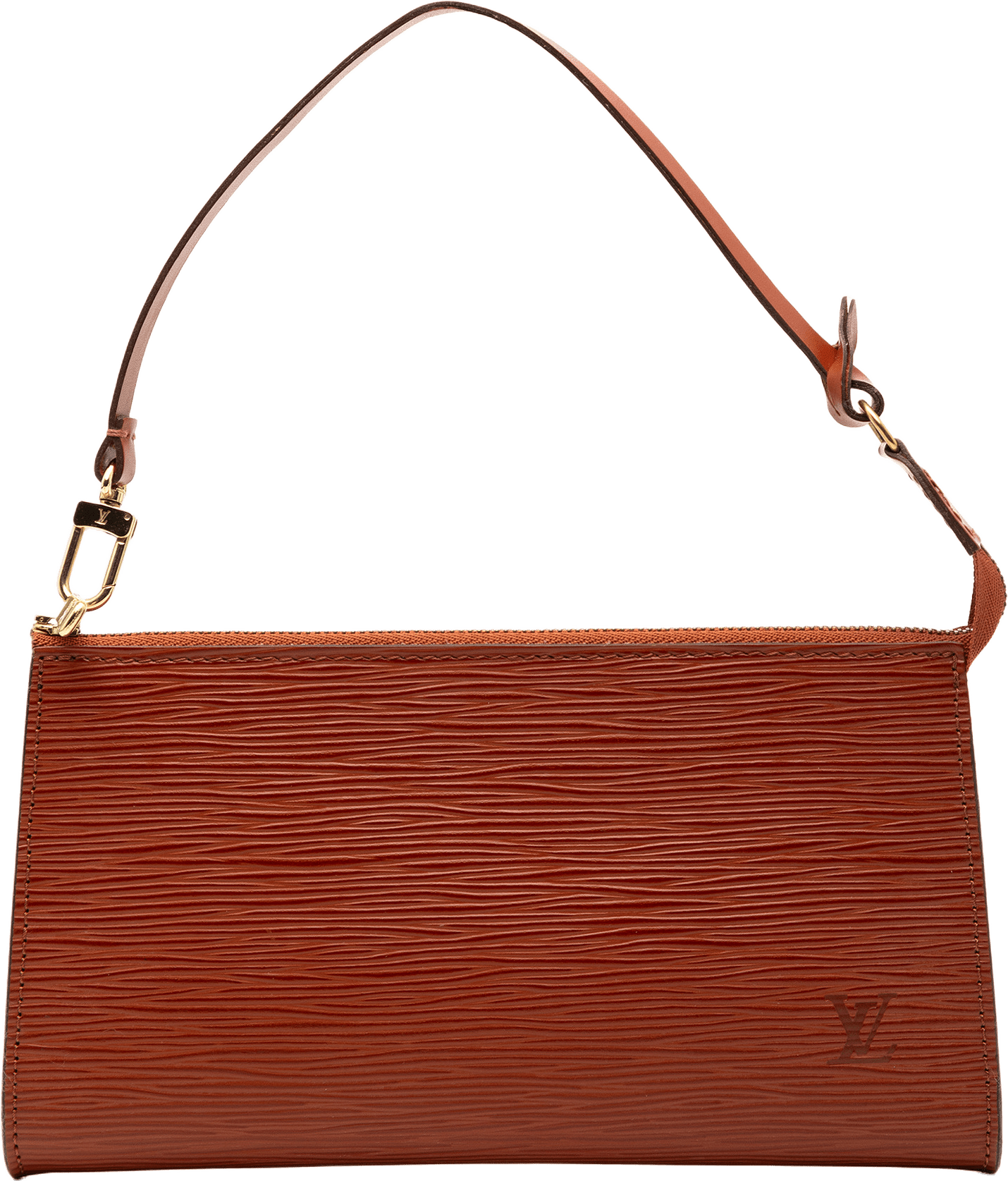 Louis Vuitton Epi Pochette Accessoires, från Luxclusif, i färgen brown.