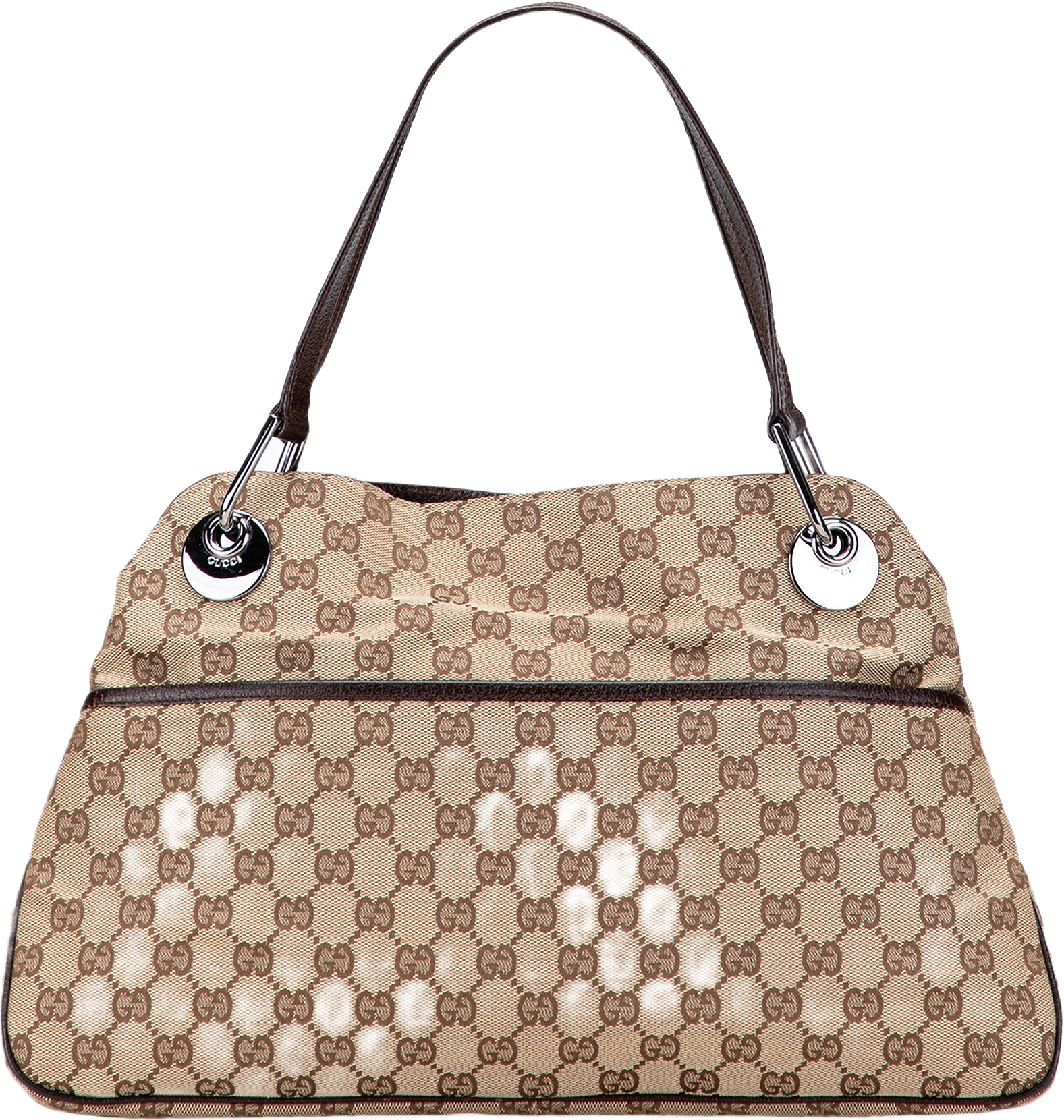 Gucci Gg Canvas Eclipse Tote, från Luxclusif, i färgen beige.