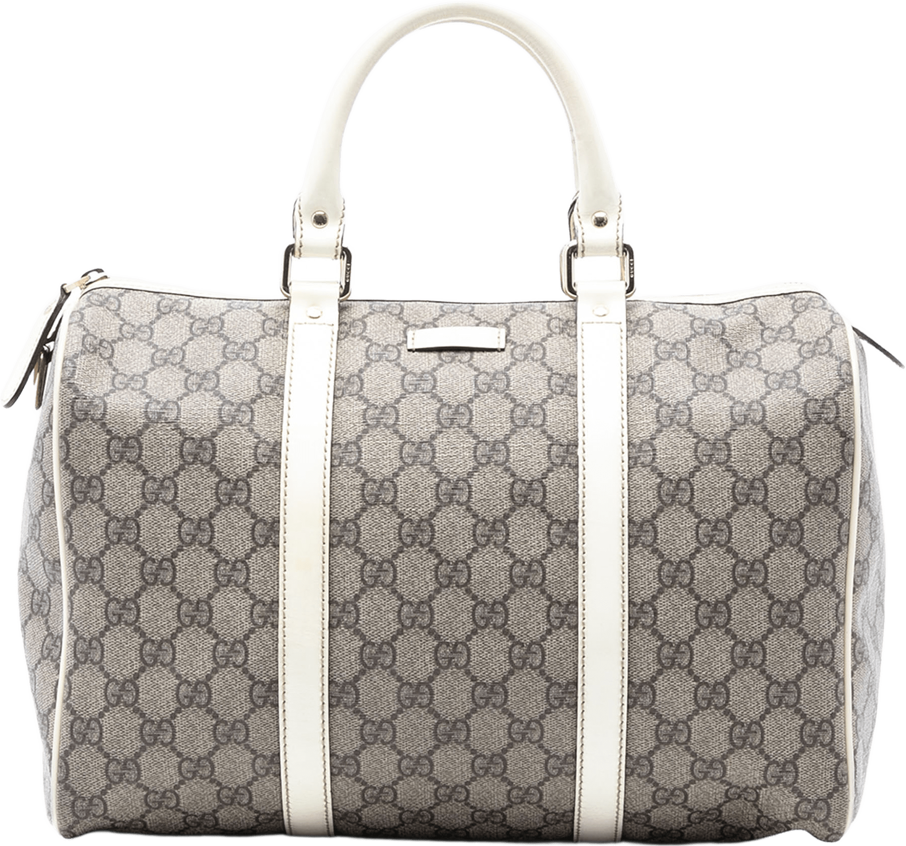 Gucci Medium Gg Supreme Joy Boston Bag, från Luxclusif, i färgen beige.