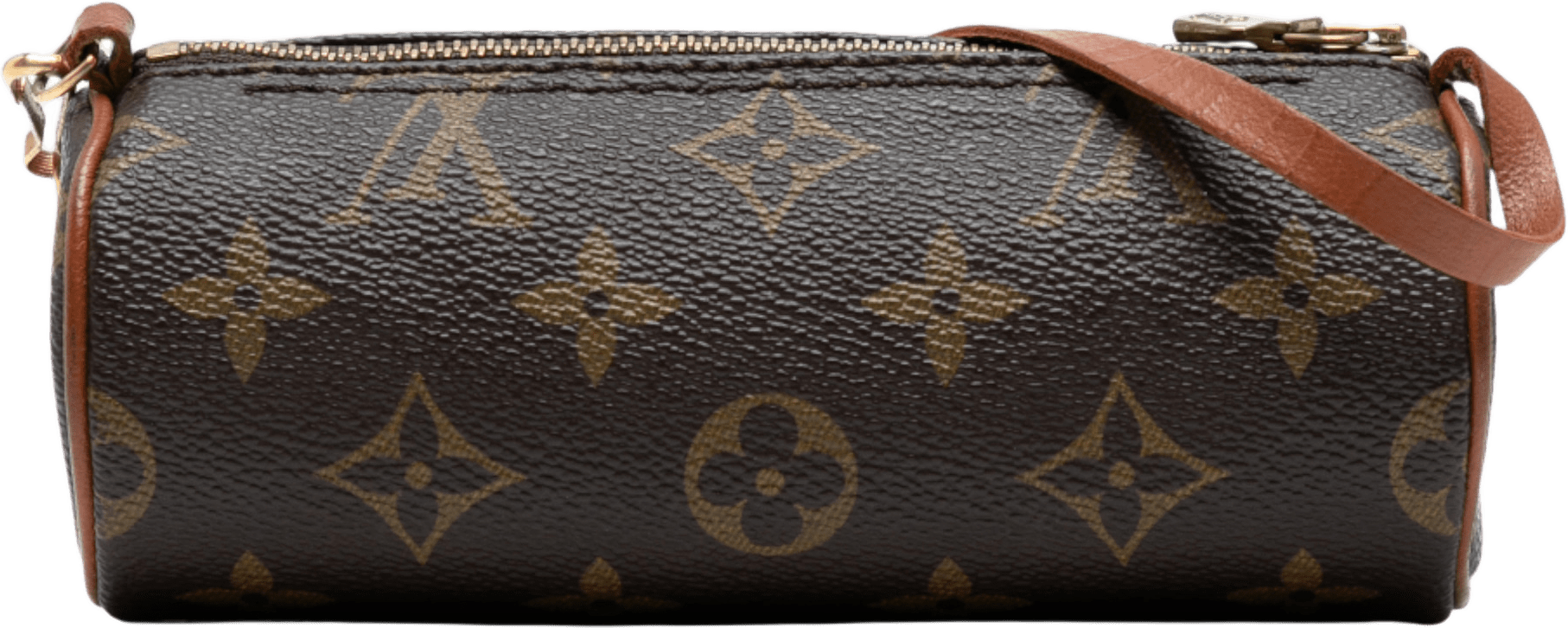 Louis Vuitton Monogram Papillon Pochette, från Luxclusif, i färgen brown.