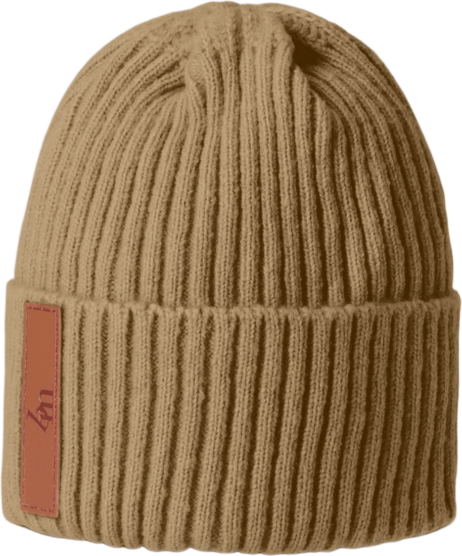 Beanie - Vuxen, från BabyMocs, i färgen caramel.