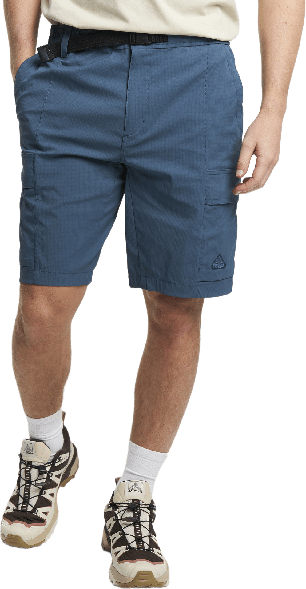 Camper Cargo Shorts Men, från Tenson, i färgen blågrå.