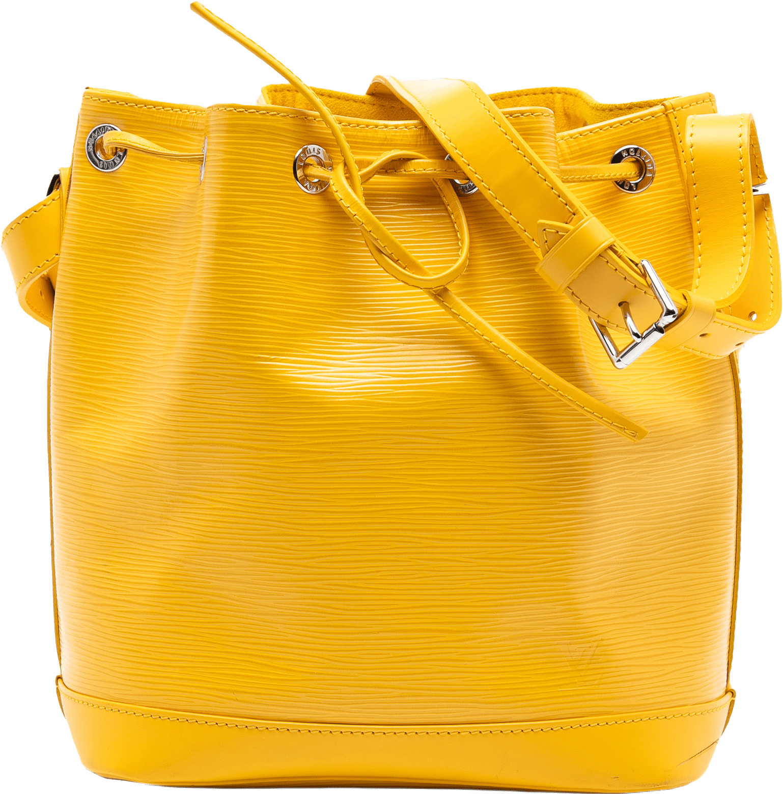 Louis Vuitton Epi Noe Bb, från Luxclusif, i färgen yellow.
