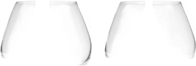 Glas Opal 2-pack, från Created by Designtorget, i färgen klar.