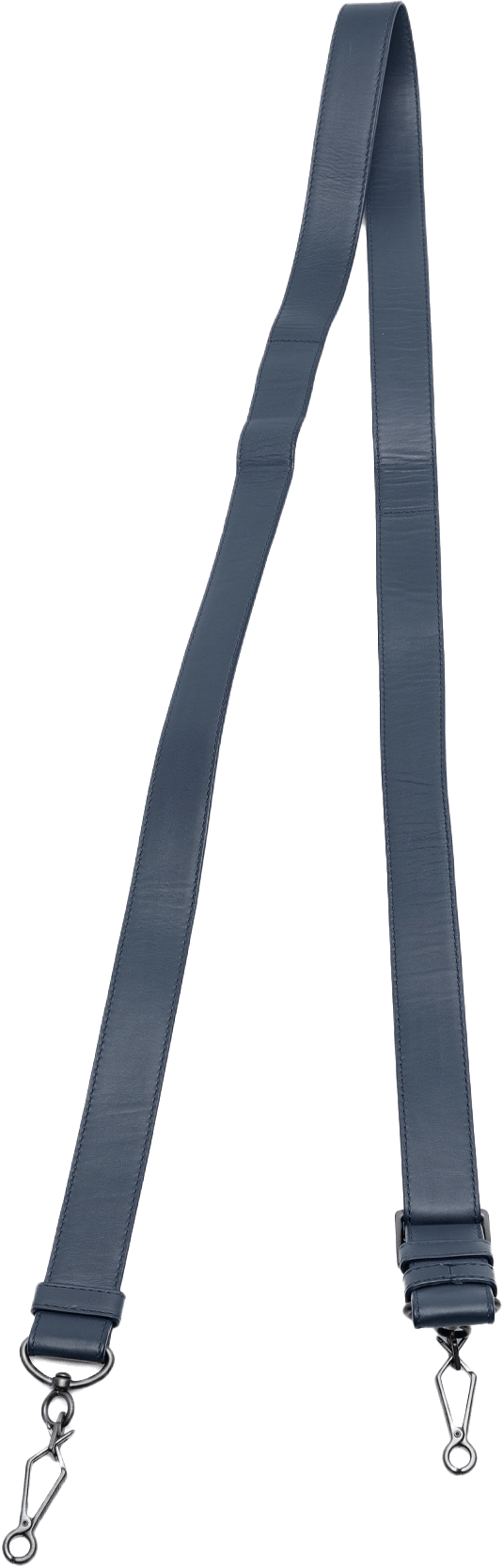 Bottega Veneta Leather Bag Strap, från Luxclusif, i färgen navy.