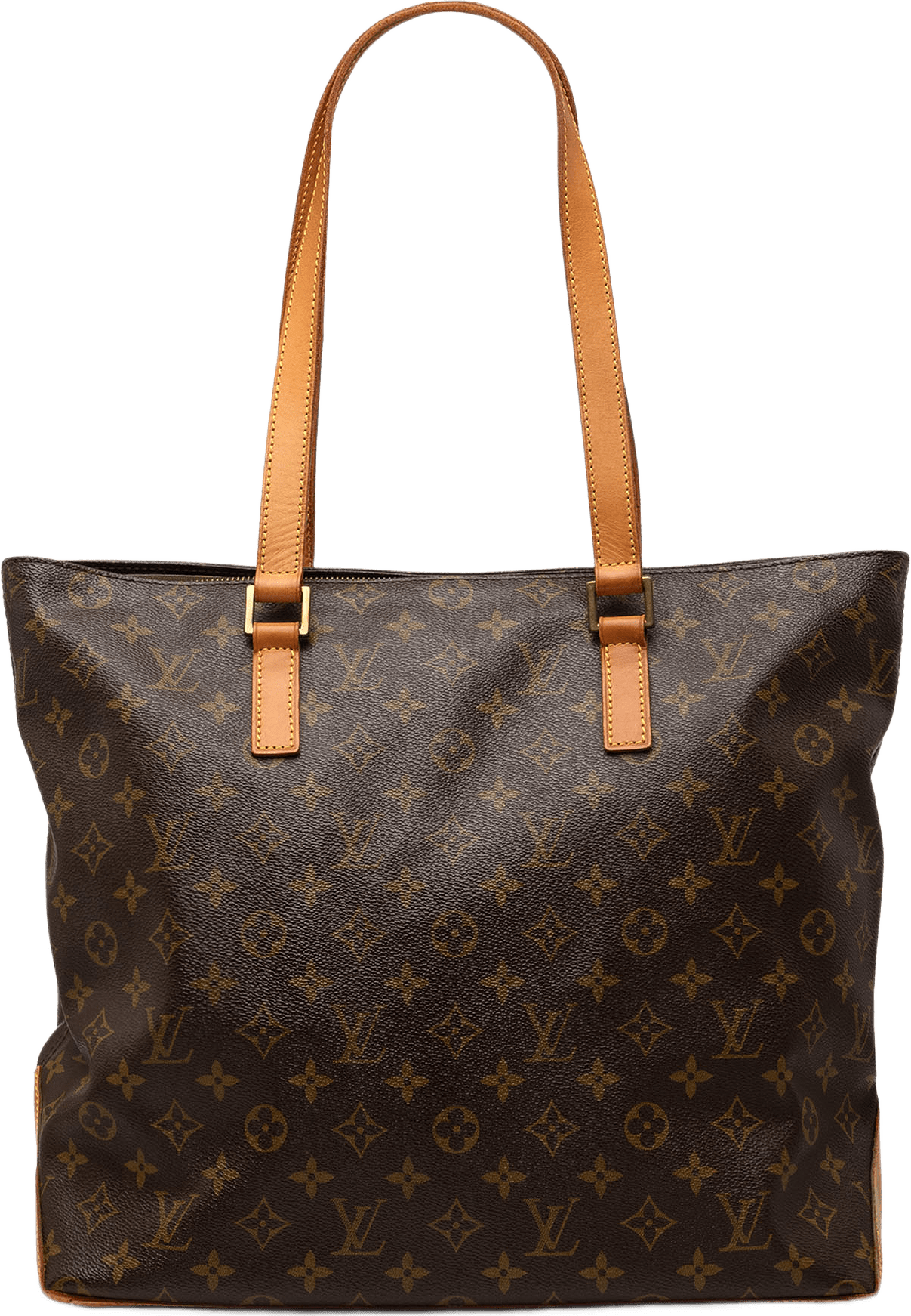 Louis Vuitton Monogram Cabas Mezzo, från Luxclusif, i färgen brun.