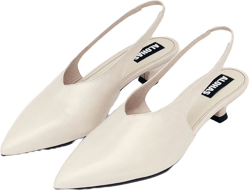 Eros Cream Leather Pumps