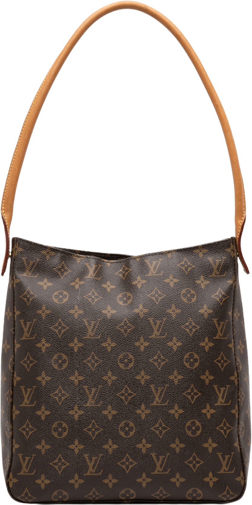 Louis Vuitton Monogram Looping Gm, från Luxclusif, i färgen brown.