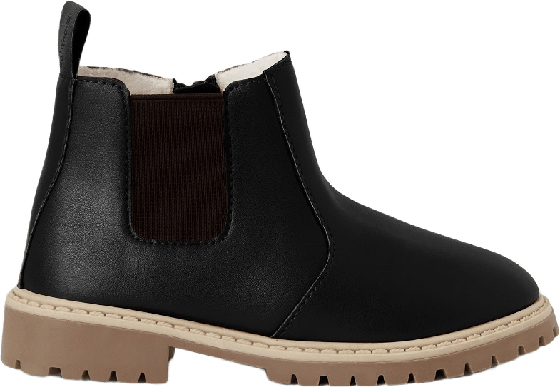 Little Explorer Boots, från BabyMocs, i färgen black.