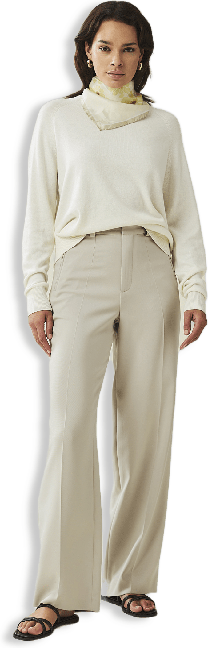 Kennedy Lyocell Blend Wide-leg Tailored Pants