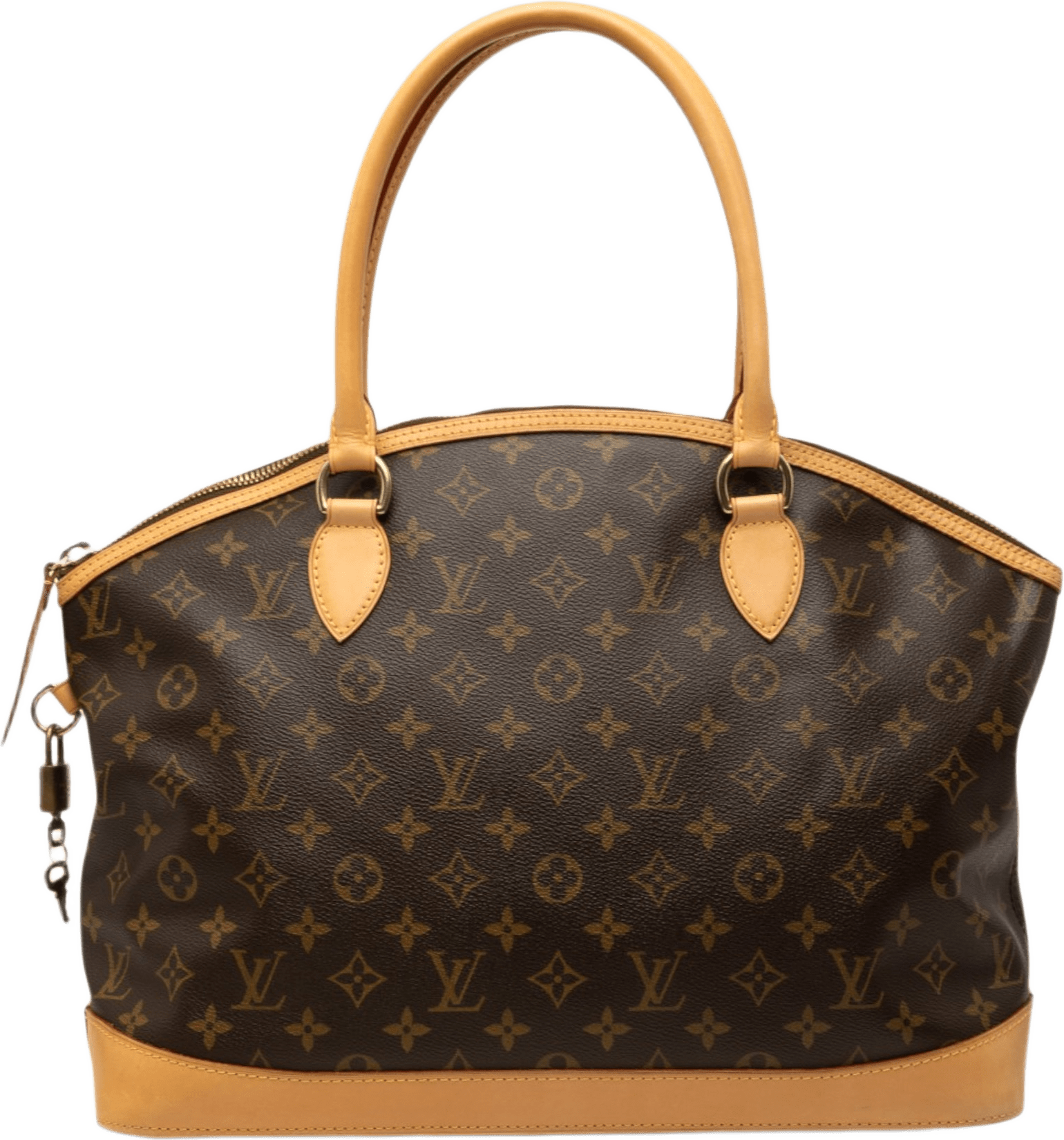 Louis Vuitton Monogram Lockit Horizontal, från Luxclusif, i färgen brun.
